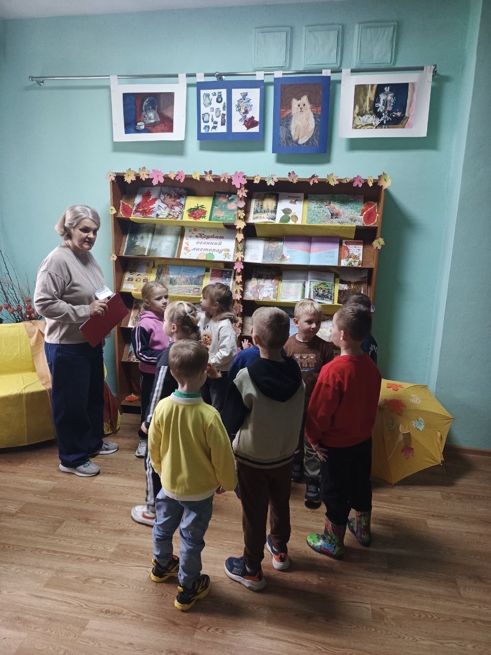 Лесные сказки в гостях у ребят: путешествие в библиотеку